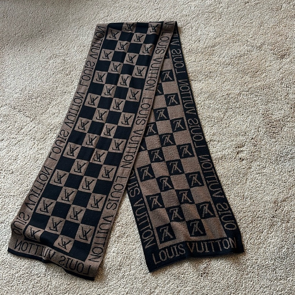 Louis Vuitton vintage wool scarf